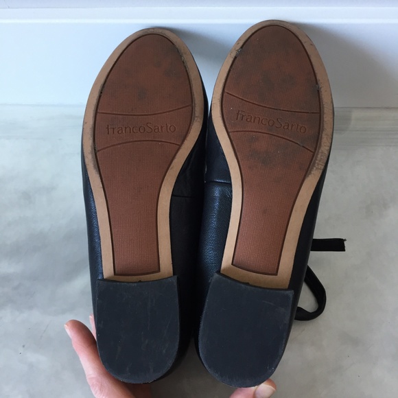 Franco Sarto Blake Leather Lace-Up Ballet Flat 6.5 - Picture 7 of 8
